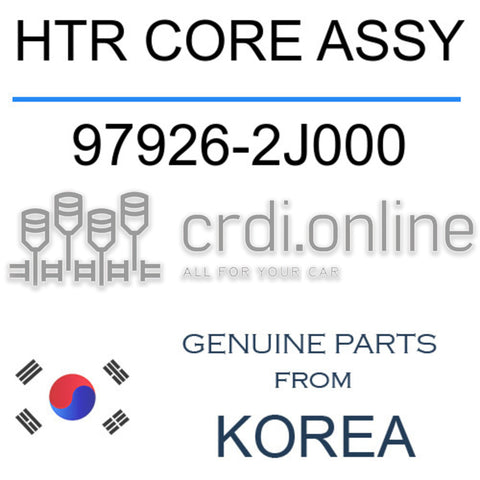 HTR CORE ASSY [ORIGINAL] 97926-2J000 979262J000 97926 2J000