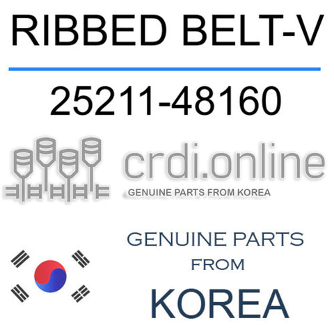 RIBBED BELT-V [ORIGINAL] 25211-48160 2521148160 25211 48160