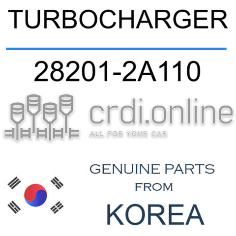 TURBOCHARGER 28201-2A110 282012A110 28201 2A110