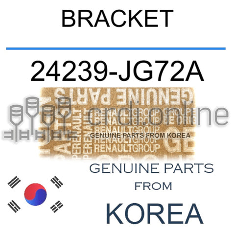 BRACKET [ORIGINAL] 24239-JG72A 24239JG72A 24239 JG72A