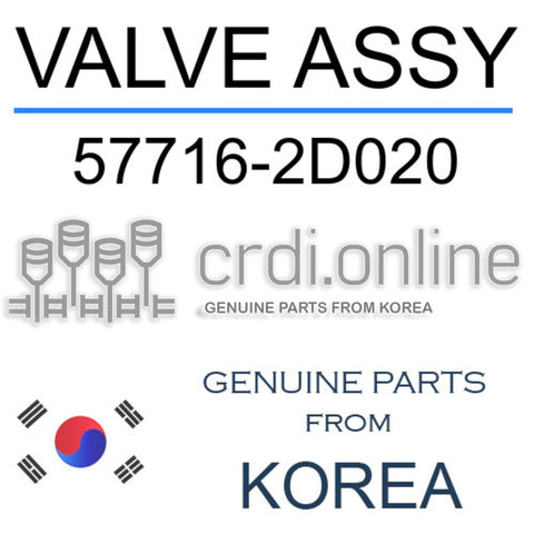 VALVE ASSY [ORIGINAL] 57716-2D020 577162D020 57716 2D020