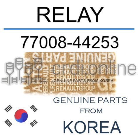 RELAY [ORIGINAL] 77008-44253 7700844253 77008 44253
