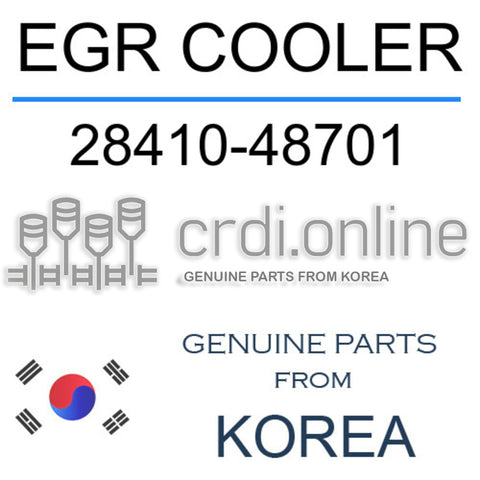 EGR COOLER [ORIGINAL] 28410-48701 2841048701 28410 48701