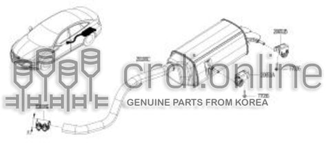 MOUNTING-EXHAUSTRUBBER 20640-7350R 206407350R 20640 7350R
