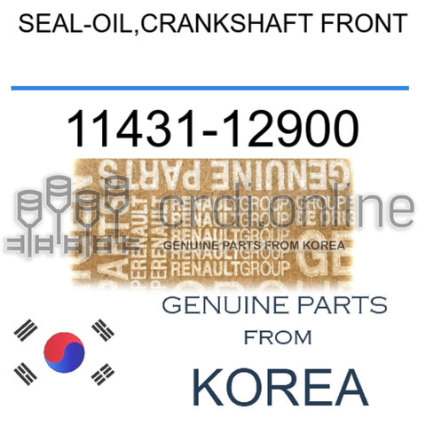 SEAL-OIL,CRANKSHAFT FRONT [ORIGINAL] 11431-12900 1143112900 11431 12900