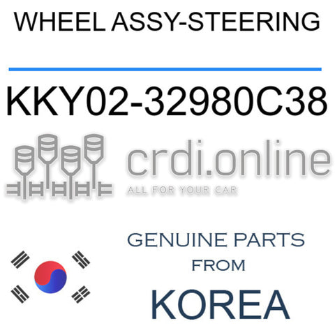 WHEEL ASSY-STEERING KKY02-32980C38 KKY0232980C38 KKY02 32980C38