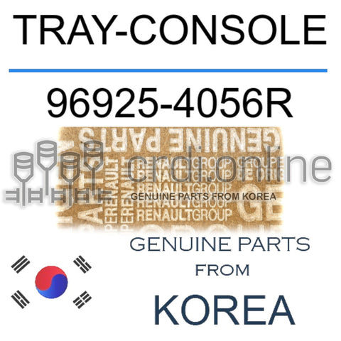 TRAY-CONSOLE [ORIGINAL] 96925-4056R 969254056R 96925 4056R