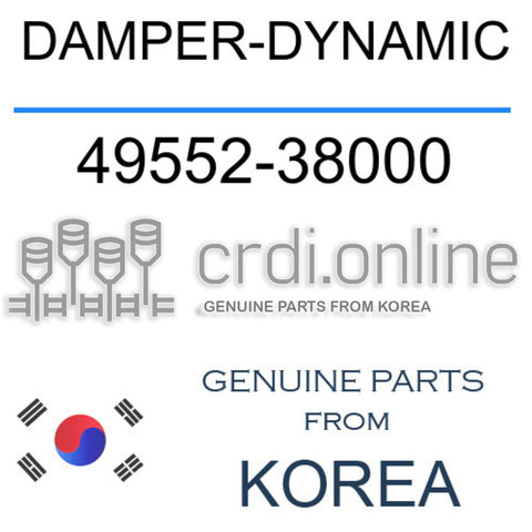 DAMPER-DYNAMIC [ORIGINAL] 49552-38000 4955238000 49552 38000