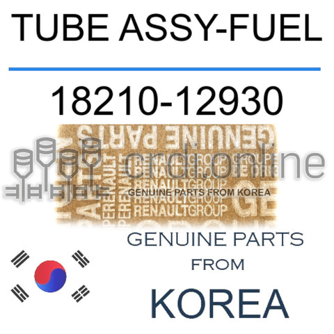 TUBE ASSY-FUEL [ORIGINAL] 18210-12930 1821012930 18210 12930