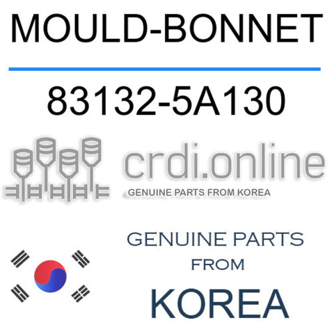 MOULD-BONNET [ORIGINAL] 83132-5A130 831325A130 83132 5A130