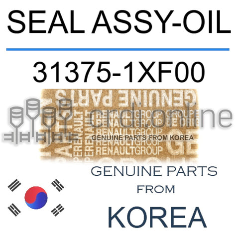 SEAL ASSY-OIL [ORIGINAL] 31375-1XF00 313751XF00 31375 1XF00