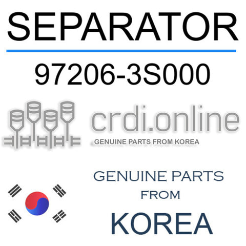 SEPARATOR [ORIGINAL] 97206-3S000 972063S000 97206 3S000