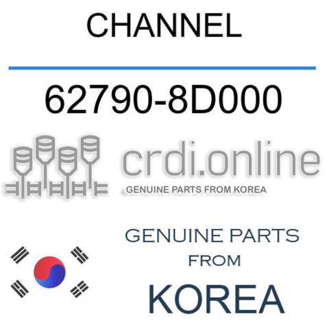 CHANNEL [ORIGINAL] 62790-8D000 627908D000 62790 8D000