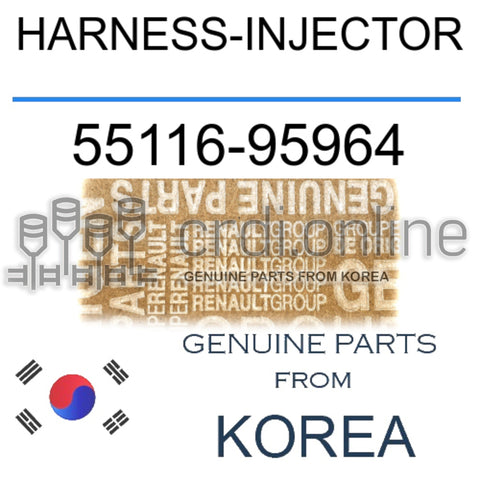 HARNESS-INJECTOR [ORIGINAL] 55116-95964 5511695964 55116 95964