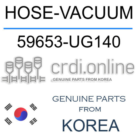 HOSE-VACUUM [ORIGINAL] 59653-UG140 59653UG140 59653 UG140