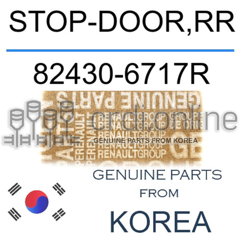 STOP-DOOR,RR [ORIGINAL] 82430-6717R 824306717R 82430 6717R
