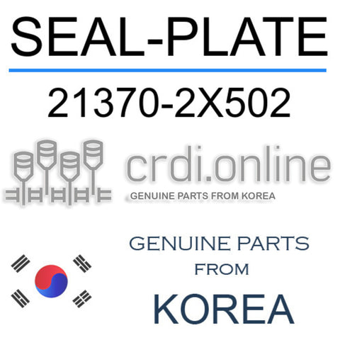 SEAL-PLATE 21370-2X502 213702X502 21370 2X502