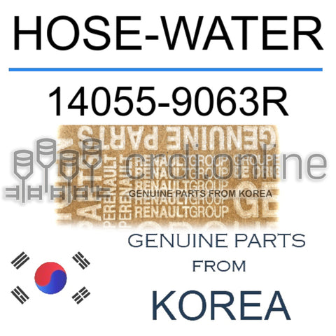 HOSE-WATER [ORIGINAL] 14055-9063R 140559063R 14055 9063R