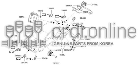 SENSOR UNIT-DISTANCE 28442-4157R 284424157R 28442 4157R