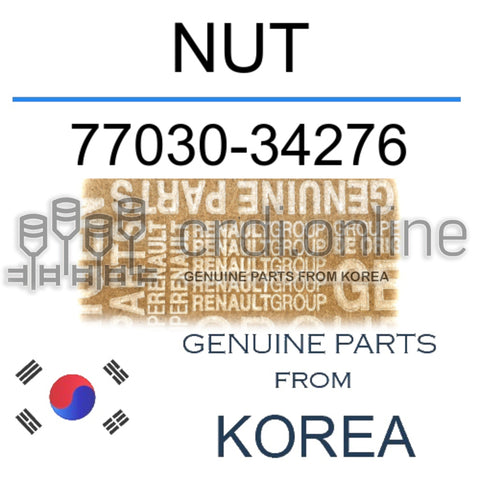 NUT [ORIGINAL] 77030-34276 7703034276 77030 34276