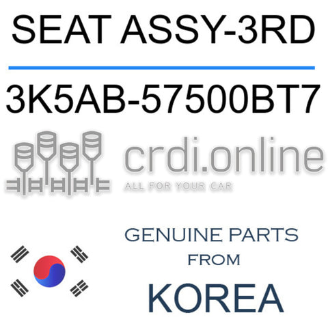 SEAT ASSY-3RD [ORIGINAL] 3K5AB-57500BT7 3K5AB57500BT7 3K5AB 57500BT7