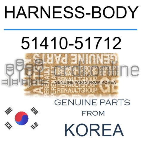 HARNESS-BODY [ORIGINAL] 51410-51712 5141051712 51410 51712