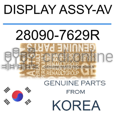 DISPLAY ASSY-AV [ORIGINAL] 28090-7629R 280907629R 28090 7629R