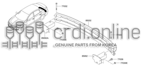 HOUSING ASSY-SHOCK ABSORBER.REAR LH 85211-8092R 852118092R 85211 8092R