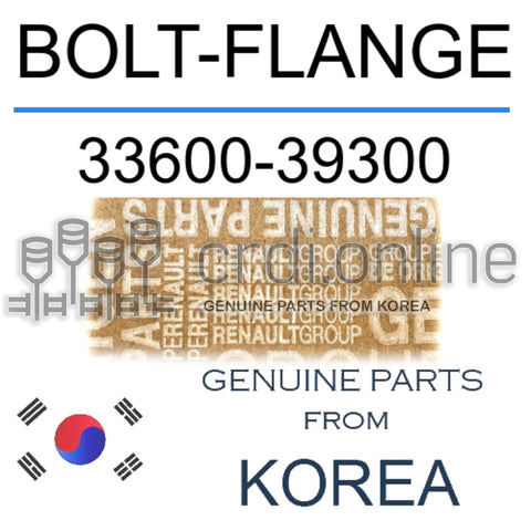 BOLT-FLANGE [ORIGINAL] 33600-39300 3360039300 33600 39300