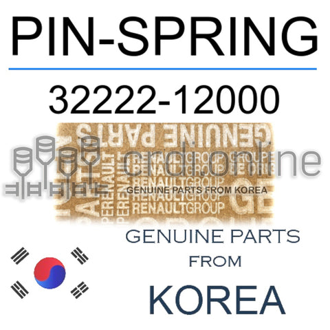 PIN-SPRING [ORIGINAL] 32222-12000 3222212000 32222 12000