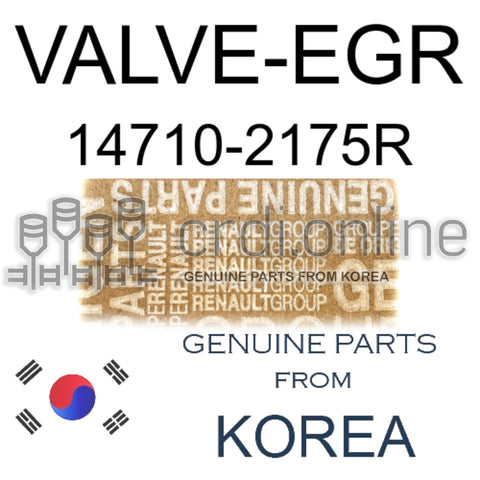VALVE-EGR [ORIGINAL] 14710-2175R 147102175R 14710 2175R