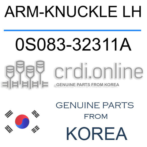 ARM-KNUCKLE LH 0S083-32311A 0S08332311A 0S083 32311A
