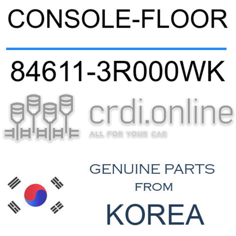 CONSOLE-FLOOR [ORIGINAL] 84611-3R000WK 846113R000WK 84611 3R000WK