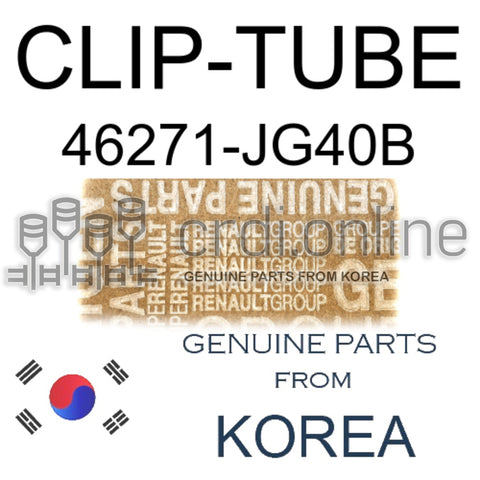 CLIP-TUBE [ORIGINAL] 46271-JG40B 46271JG40B 46271 JG40B