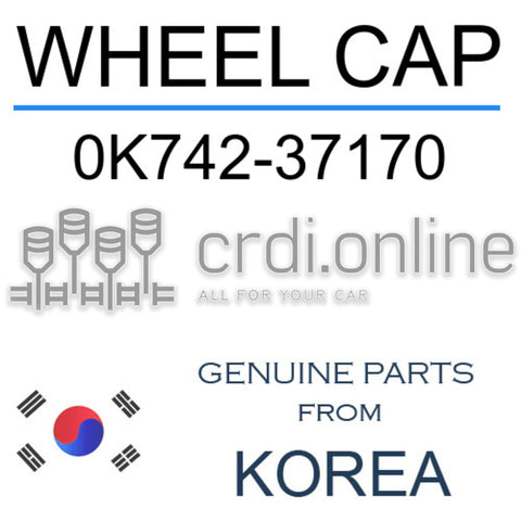 WHEEL CAP [ORIGINAL] 0K742-37170 0K74237170 0K742 37170
