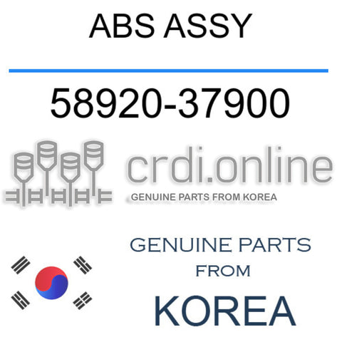 ABS ASSY [ORIGINAL] 58920-37900 5892037900 58920 37900