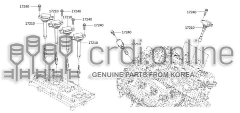 COIL ASSY-IGNITE 22433-9277R 224339277R 22433 9277R