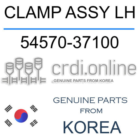 CLAMP ASSY LH [ORIGINAL] 54570-37100 5457037100 54570 37100