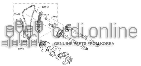 TENSIONER ASSY-CHAIN 13070-EN20A 13070EN20A 13070 EN20A