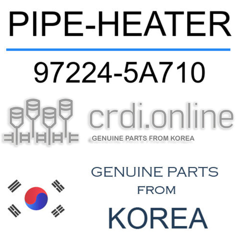 PIPE-HEATER [ORIGINAL] 97224-5A710 972245A710 97224 5A710