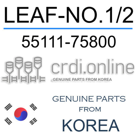 LEAF-NO.1/2 [ORIGINAL] 55111-75800 5511175800 55111 75800
