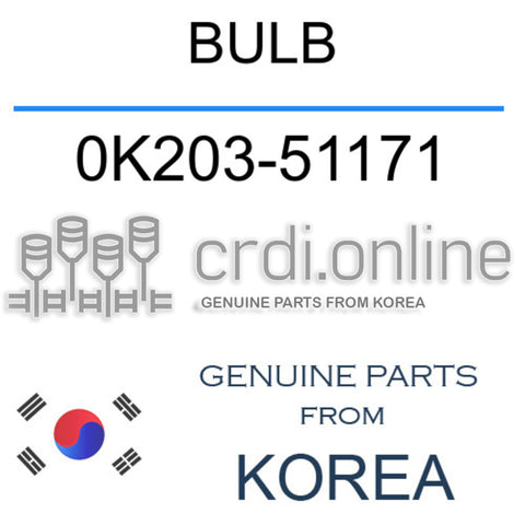 BULB 0K203-51171 0K20351171 0K203 51171