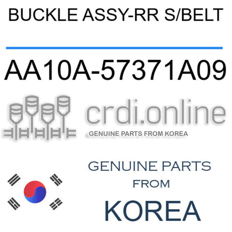 BUCKLE ASSY-RR S/BELT [ORIGINAL] AA10A-57371A09 AA10A57371A09 AA10A 57371A09