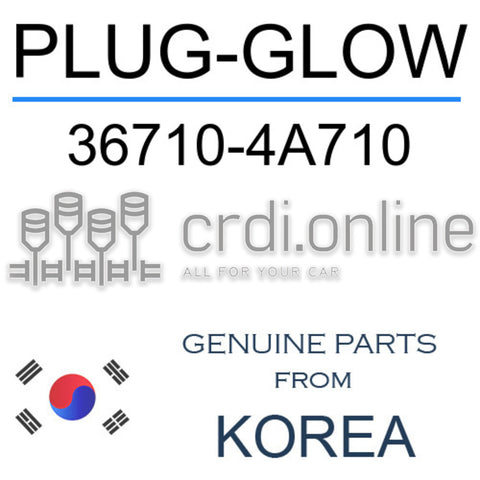 PLUG-GLOW 36710-4A710 367104A710 36710 4A710