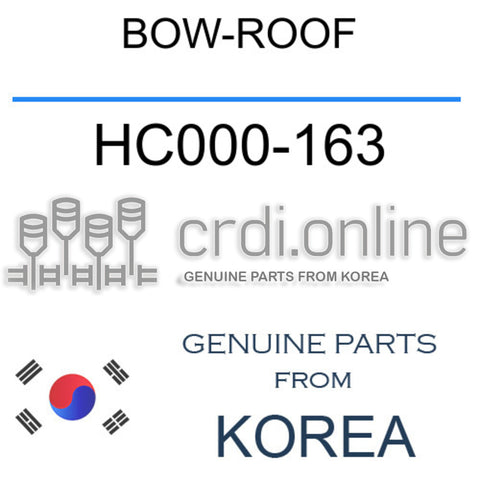 BOW-ROOF HC000-163 HC000163 HC000 163
