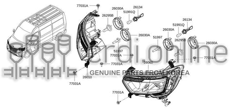 BULB-HALOGEN 77010-57737 7701057737 77010 57737