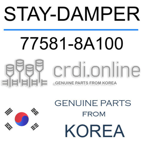 STAY-DAMPER [ORIGINAL] 77581-8A100 775818A100 77581 8A100
