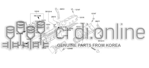 ORNAMENT ASSY-ROCKER COVER 12590-21900 1259021900 12590 21900