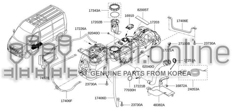 KIT RETAINER & SEAL-FUEL GAUGE & PUMP SPARE PARTS 77012-07449 7701207449 77012 07449