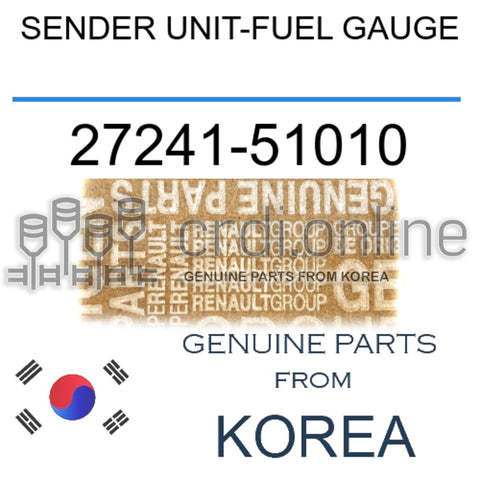 SENDER UNIT-FUEL GAUGE [ORIGINAL] 27241-51010 2724151010 27241 51010